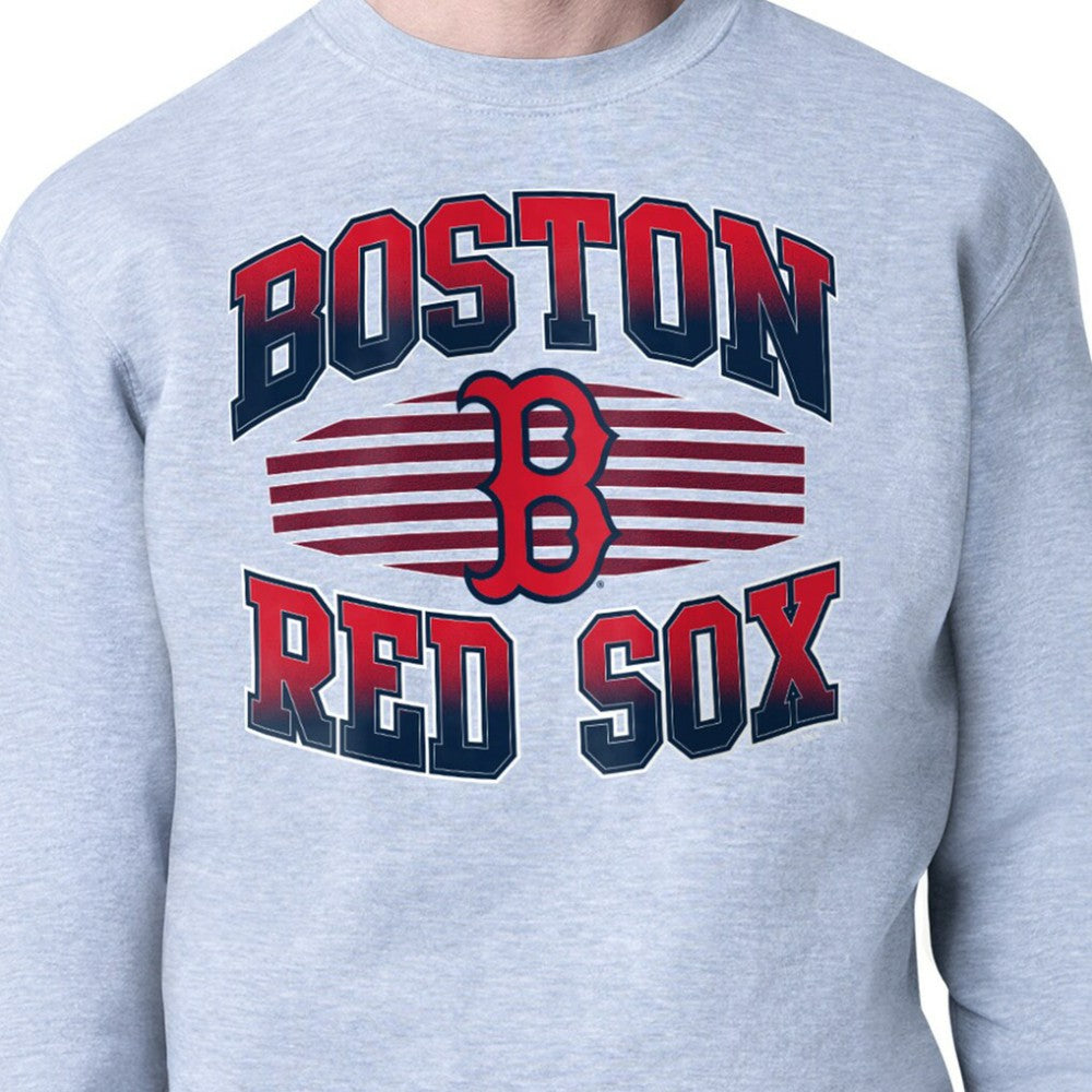 Boston Red Sox Starter Team Grit Graphic Fleece Pullover Sweatshirt Discount