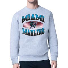 Miami Marlins Starter Team Grit Graphic Fleece Pullover Sweatshirt Near Me