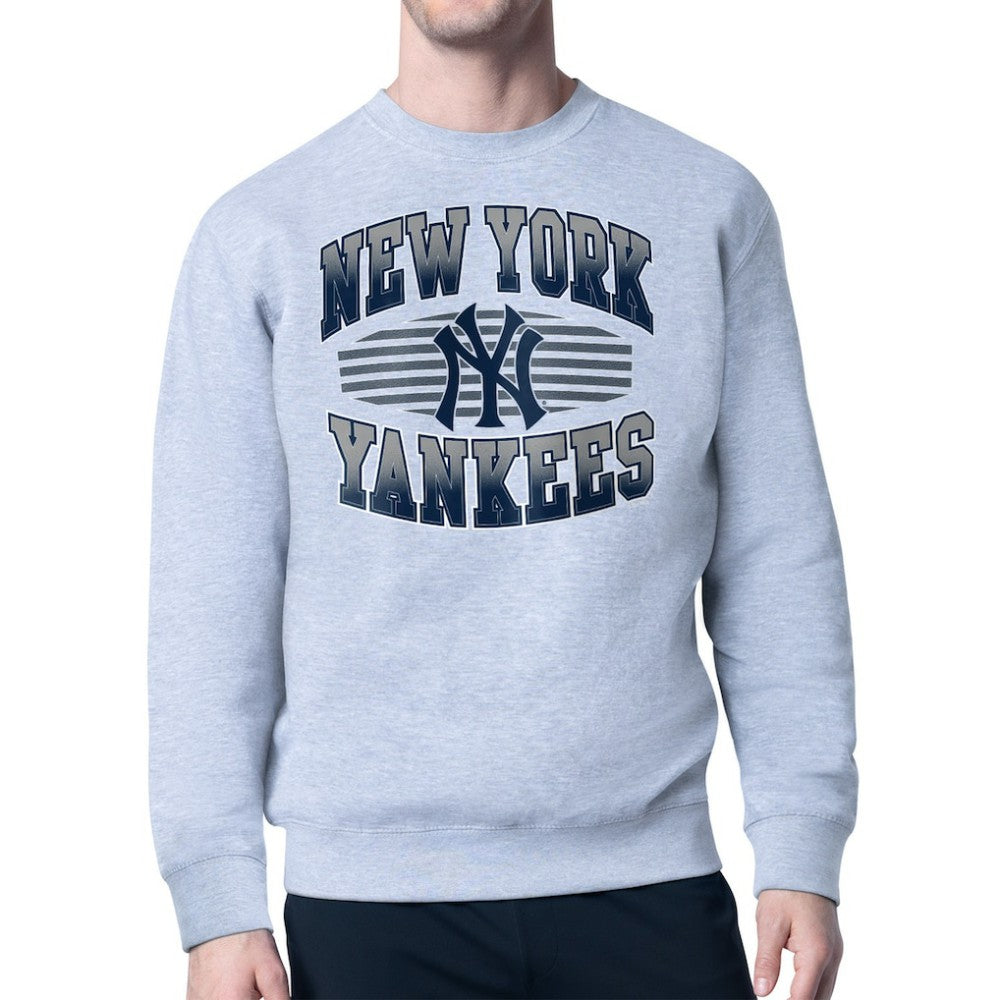 New York Yankees Starter Team Grit Graphic Fleece Pullover Sweatshirt Online