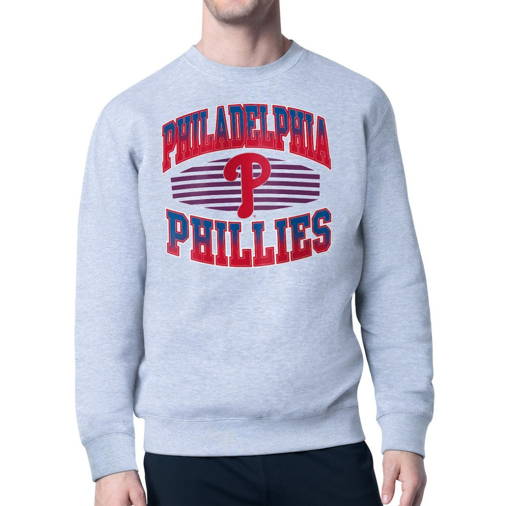 Philadelphia Phillies Starter Team Grit Graphic Fleece Pullover Sweatshirt Online