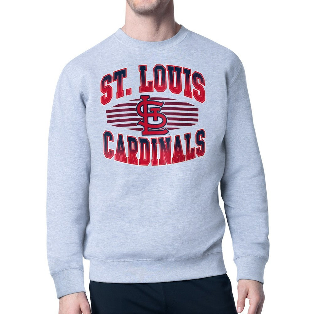 St. Louis Cardinals Starter Team Grit Graphic Fleece Pullover Sweatshirt Online