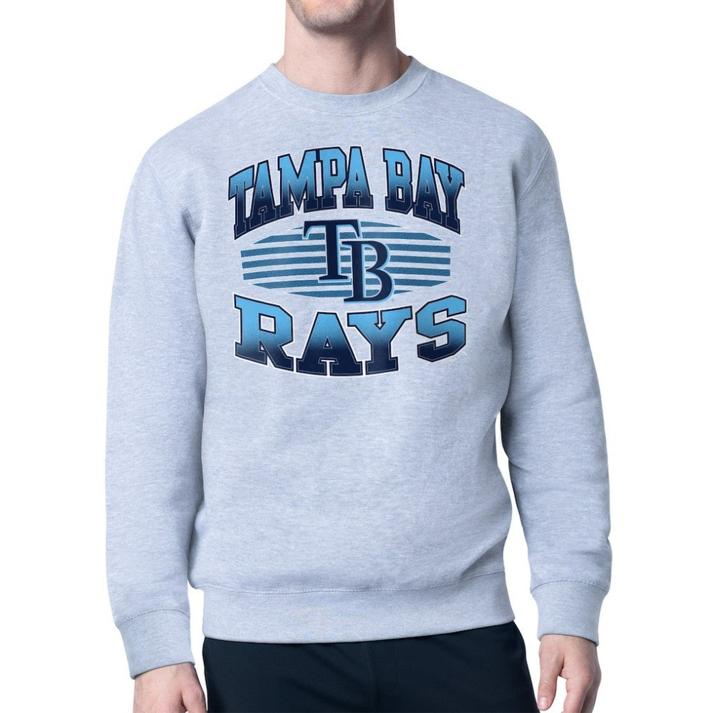 Tampa Bay Rays Starter Team Grit Graphic Fleece Pullover Sweatshirt Online