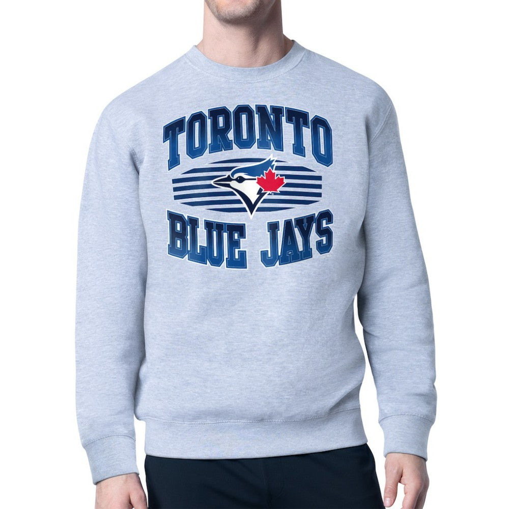 Toronto Blue Jays Starter Team Grit Graphic Fleece Pullover Sweatshirt for sale