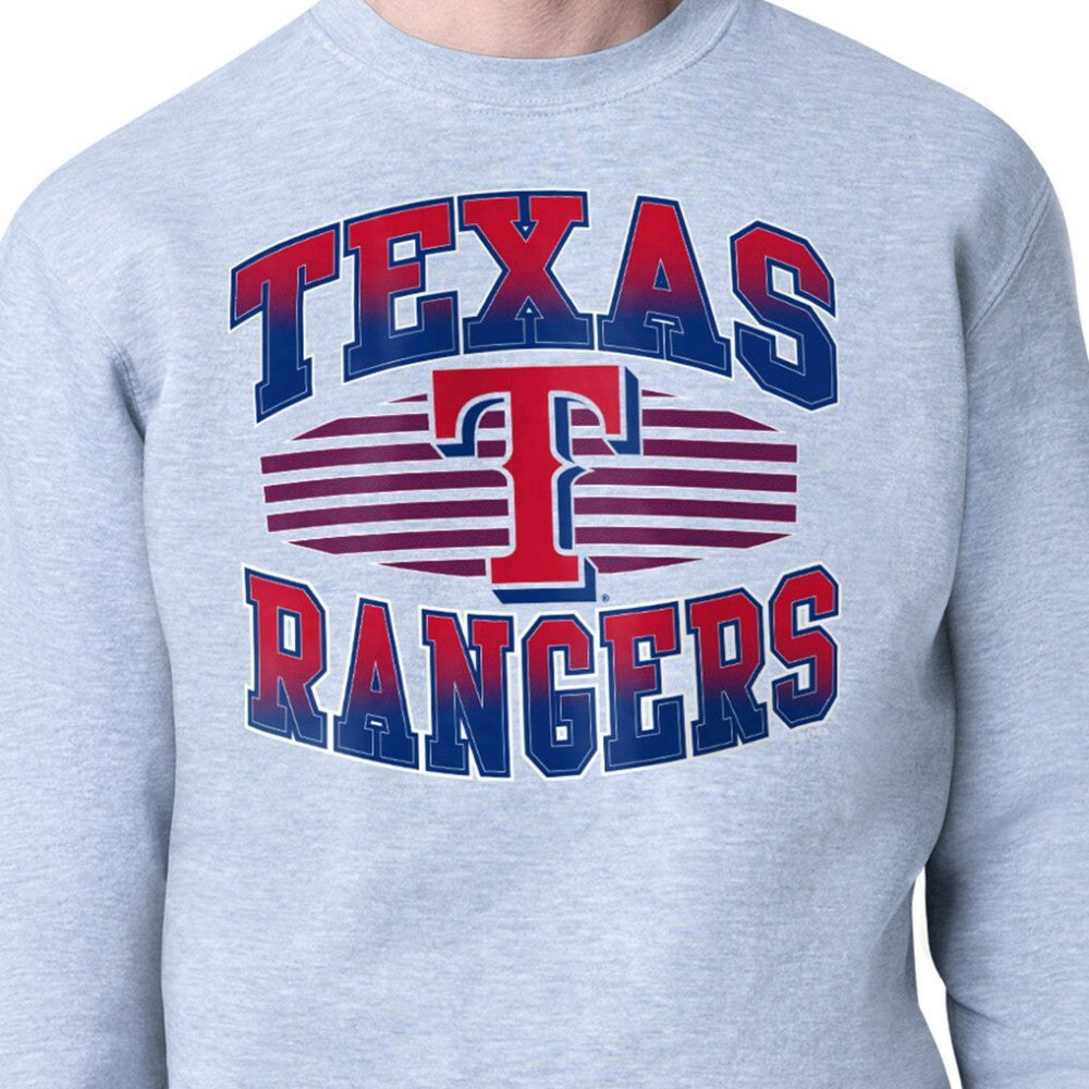 Texas Rangers Starter Team Grit Graphic Fleece Pullover Sweatshirt Sale