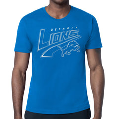 Detroit Lions Starter Modern Tailsweep Graphic T-Shirt - Blue - NFL