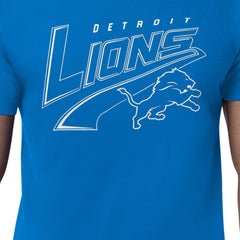 Detroit Lions Starter Modern Tailsweep Graphic T-Shirt - Blue - NFL
