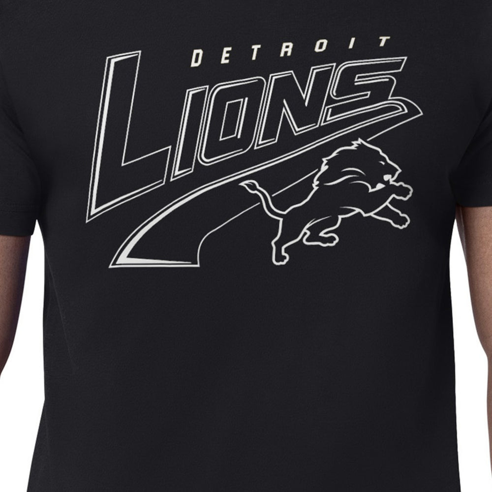 Detroit Lions Starter Modern Tailsweep Graphic T-Shirt - Black - NFL