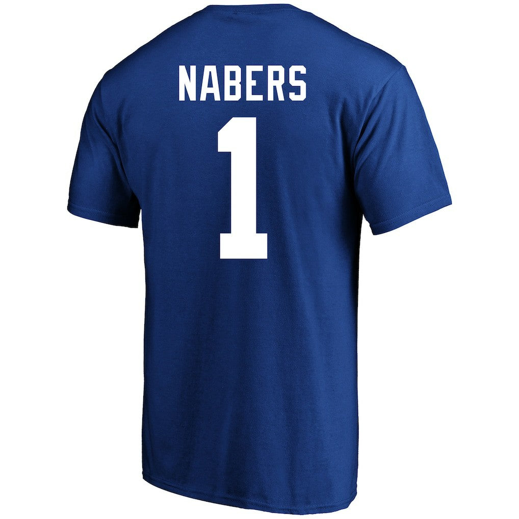 Malik Nabers New York Giants Big & Tall Player Name & Number T-Shirt - Royal - Fanatics