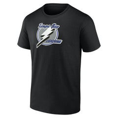 Tampa Bay Lightning Primary Logo T-Shirt - Black | NHL Lifestyle