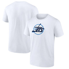 Winnipeg Jets Primary Logo T-Shirt - White | NHL Clearance