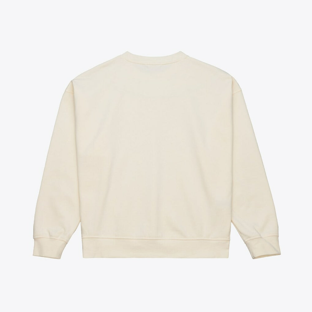 Seattle Seahawks Women's Tonal Arch Sweatshirt - Cream - Mitchell & Ness