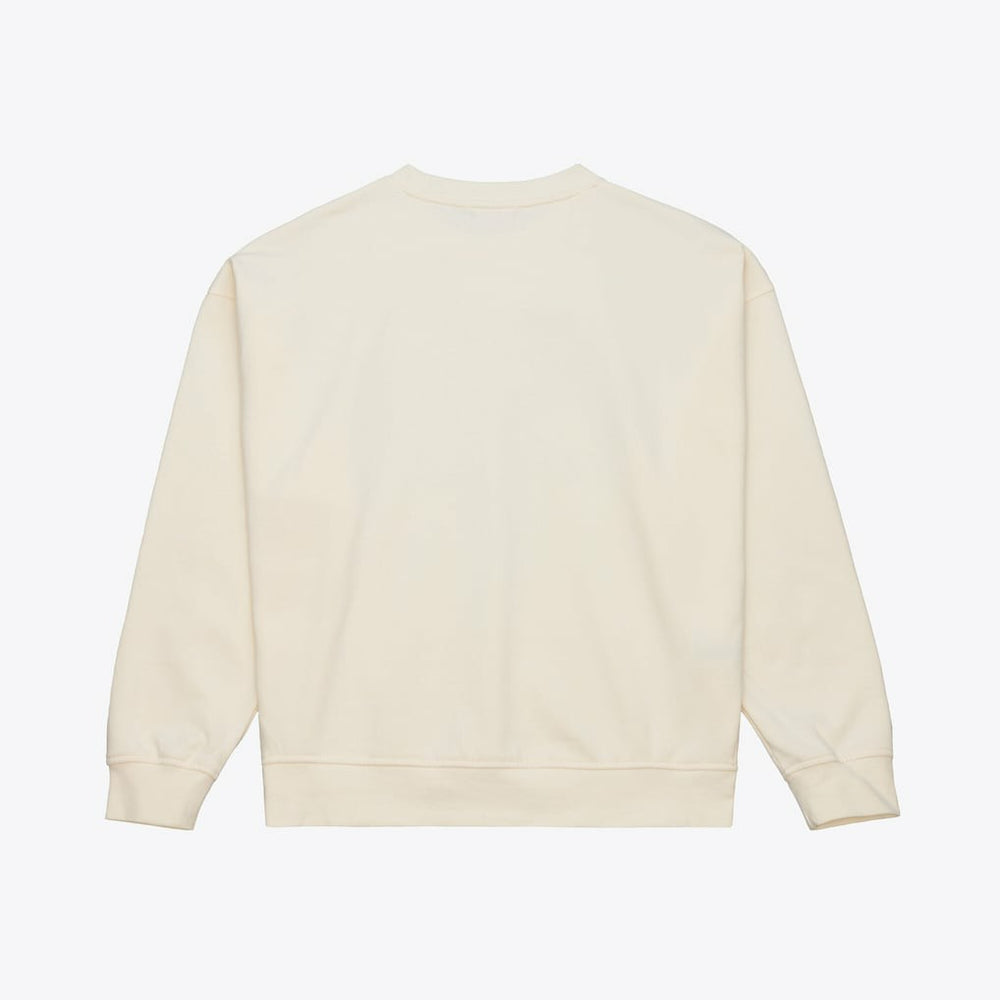Indianapolis Colts Women's Tonal Arch Sweatshirt - Cream - Mitchell & Ness