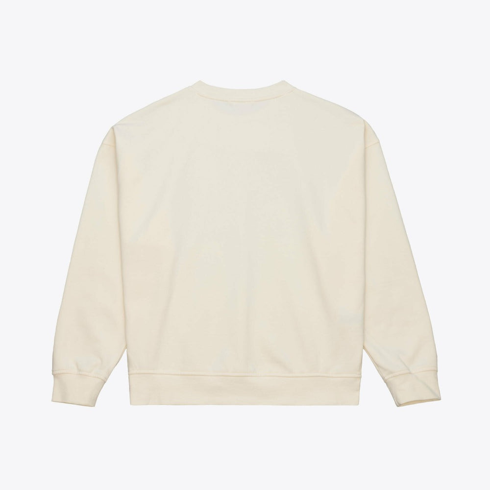 Green Bay Packers Women's Tonal Arch Sweatshirt - Cream - Mitchell & Ness