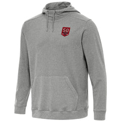 Tampa Bay Buccaneers Antigua 50th Season Cloud Hoodie - Heather Black - NFL