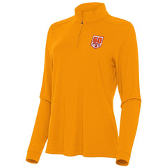 Tampa Bay Buccaneers Antigua Women's 50th Season Intent Quarter-Zip Sweatshirt - Orange - NFL