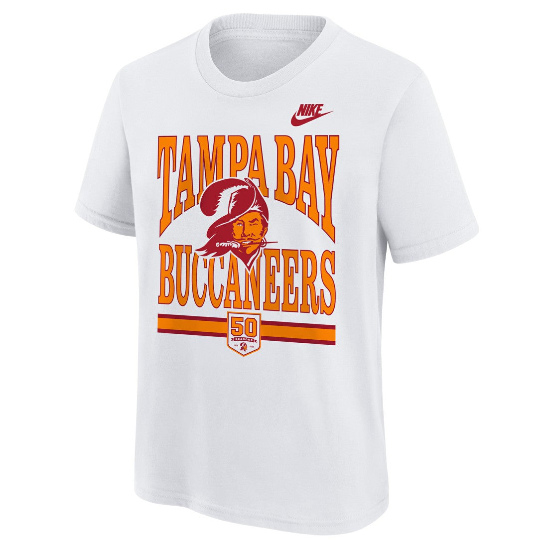 Tampa Bay Buccaneers Outerstuff Preschool 50th Anniversary T-Shirt - White - NFL