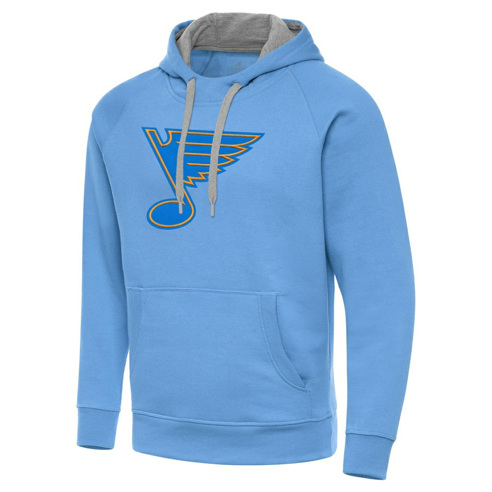 St. Louis Blues Antigua Victory Pullover Hoodie - Blue | NHL discount