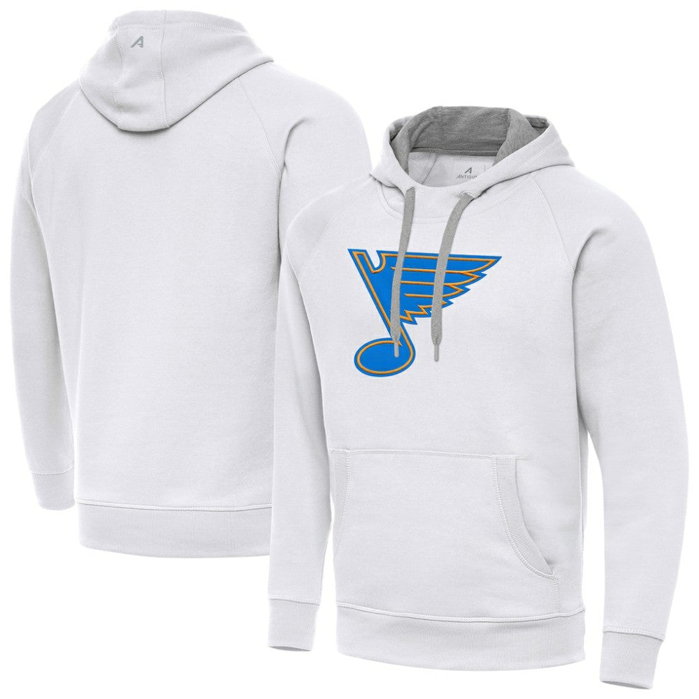 St. Louis Blues Antigua Victory Pullover Hoodie - White | NHL near me