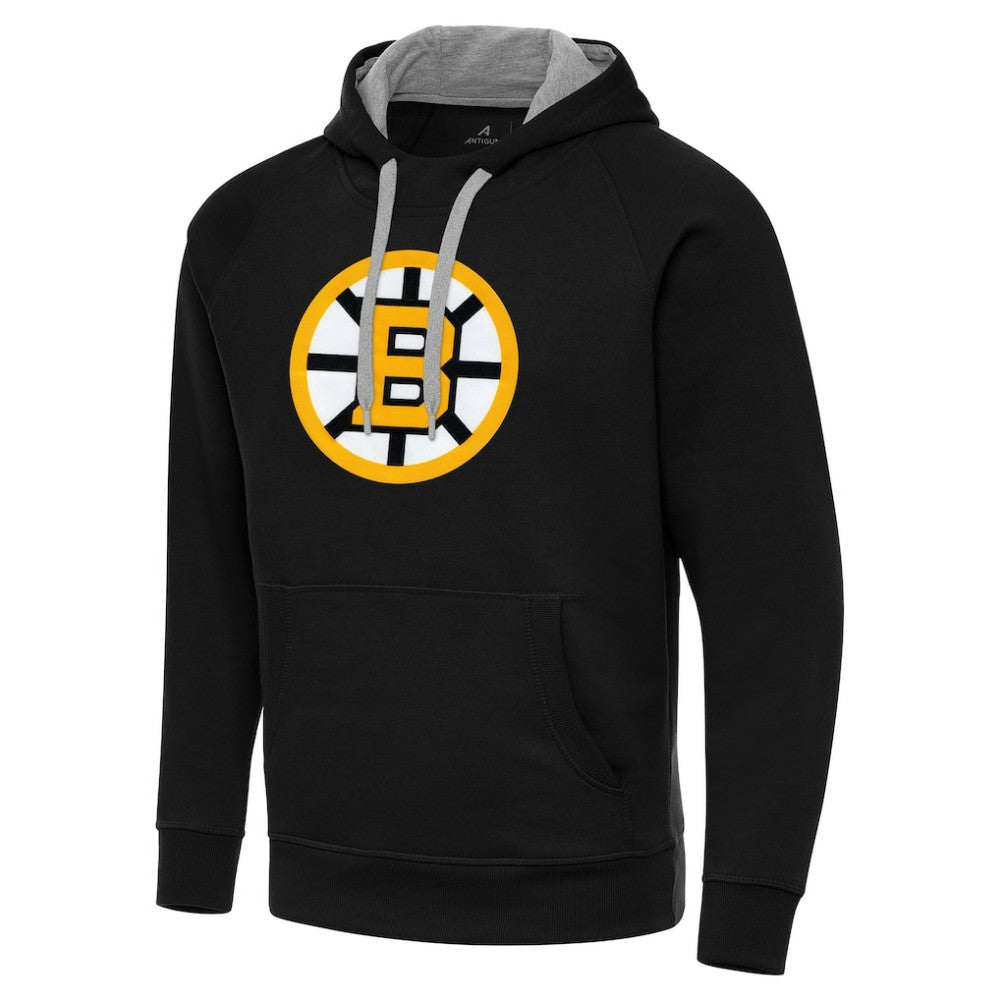Boston Bruins Antigua Victory Pullover Hoodie - Black | NHL discount