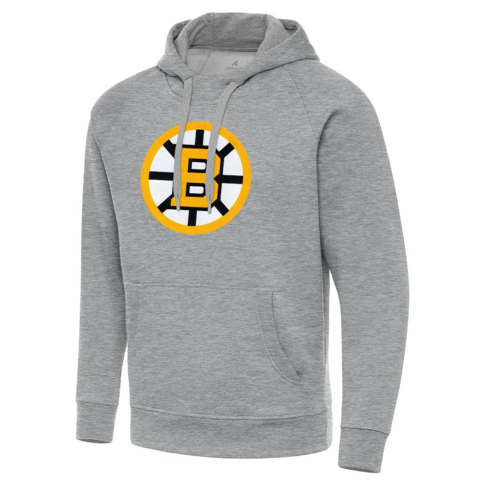 Boston Bruins Antigua Victory Pullover Hoodie - Heather Gray | NHL sale