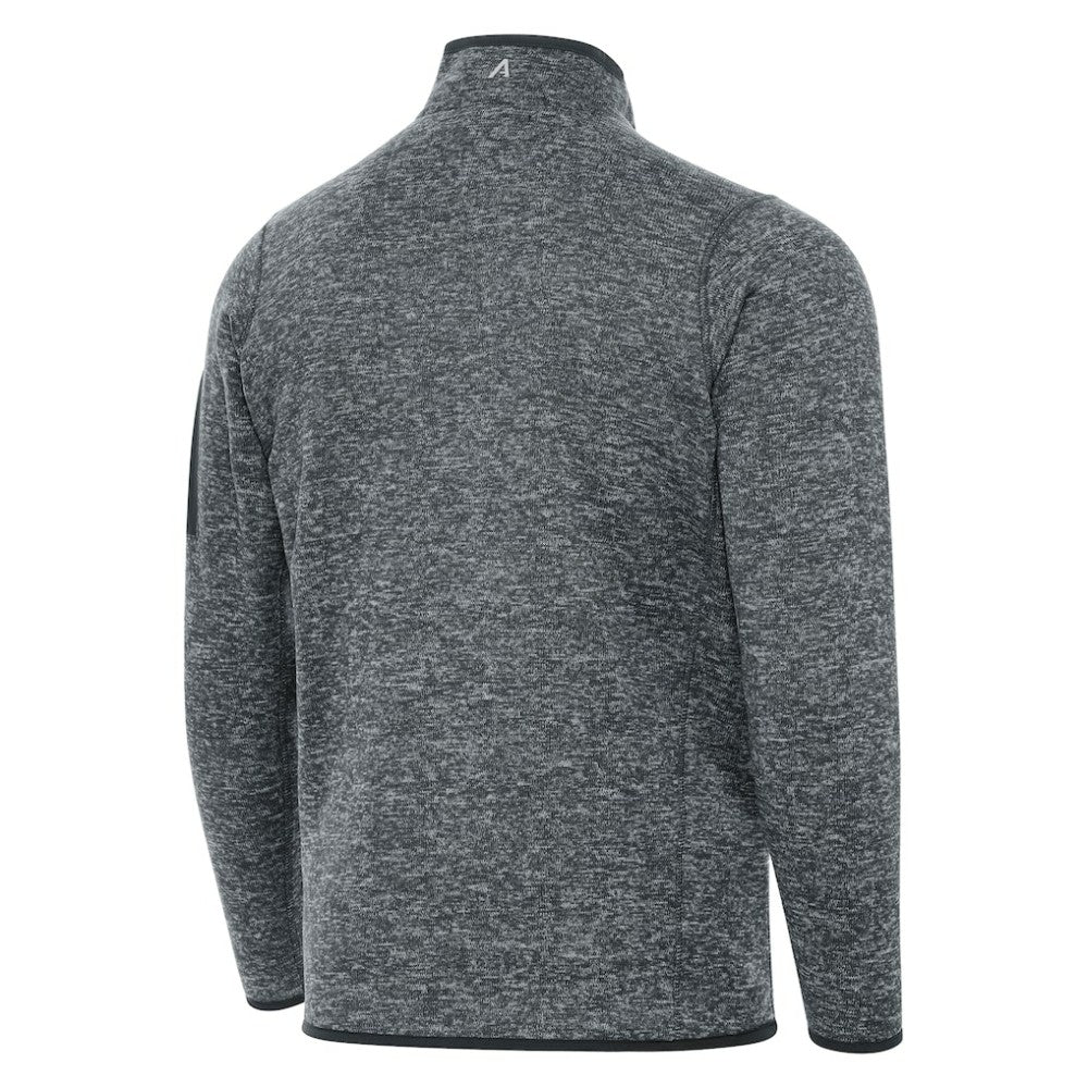 Boston Bruins Antigua Fortune Quarter-Zip Pullover Jacket - Heather Black | NHL online