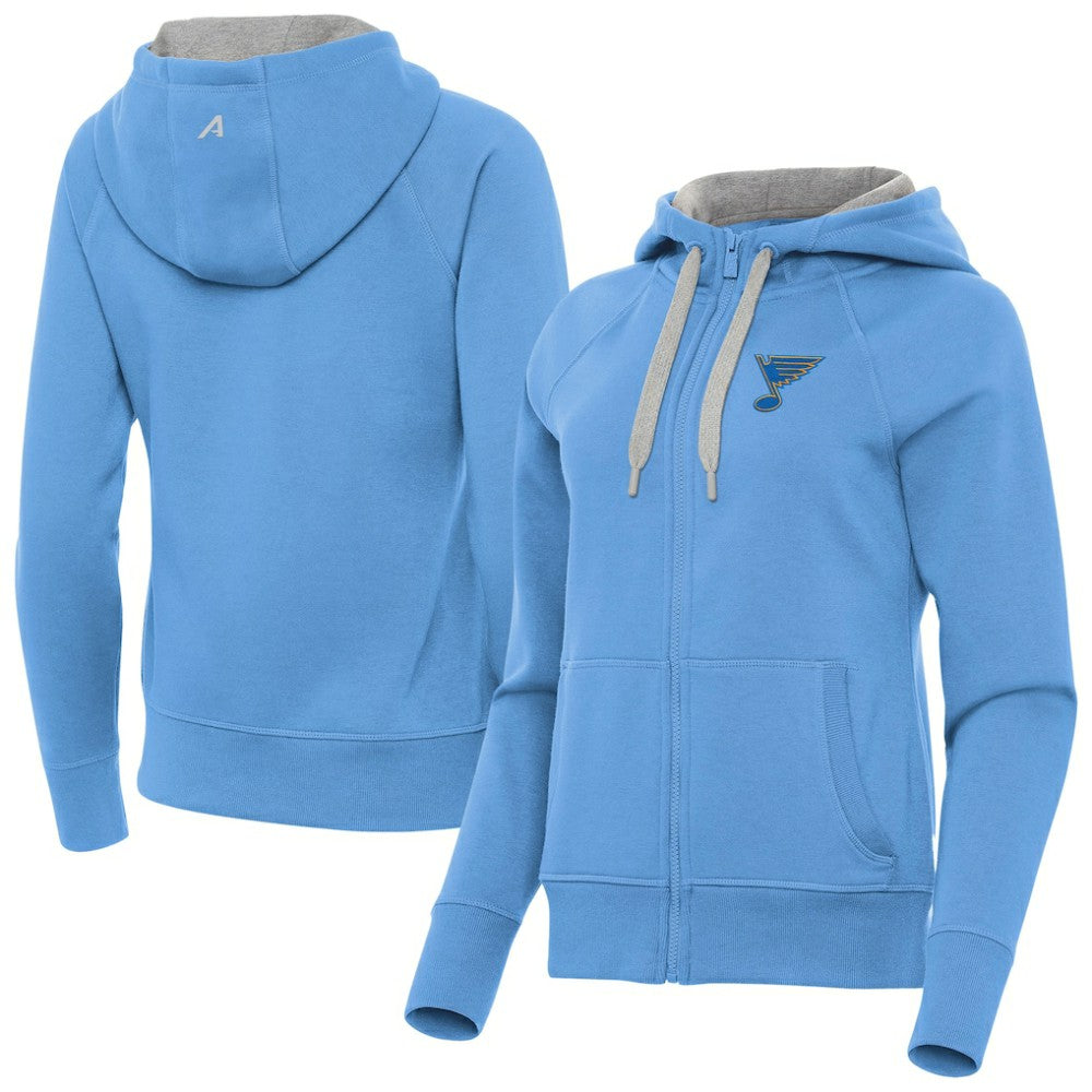 St. Louis Blues Antigua Women's Victory Full-Zip Hoodie - Blue | NHL sale