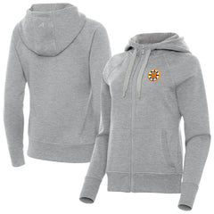 Boston Bruins Antigua Women's Victory Full-Zip Hoodie - Heather Gray | NHL near me