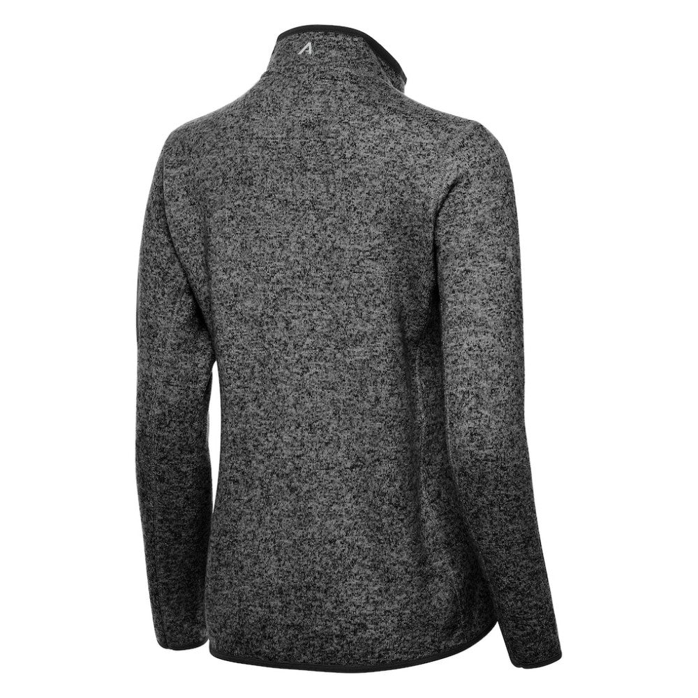 Boston Bruins Antigua Women's Fortune Half-Zip Pullover - Heather Black | NHL near me