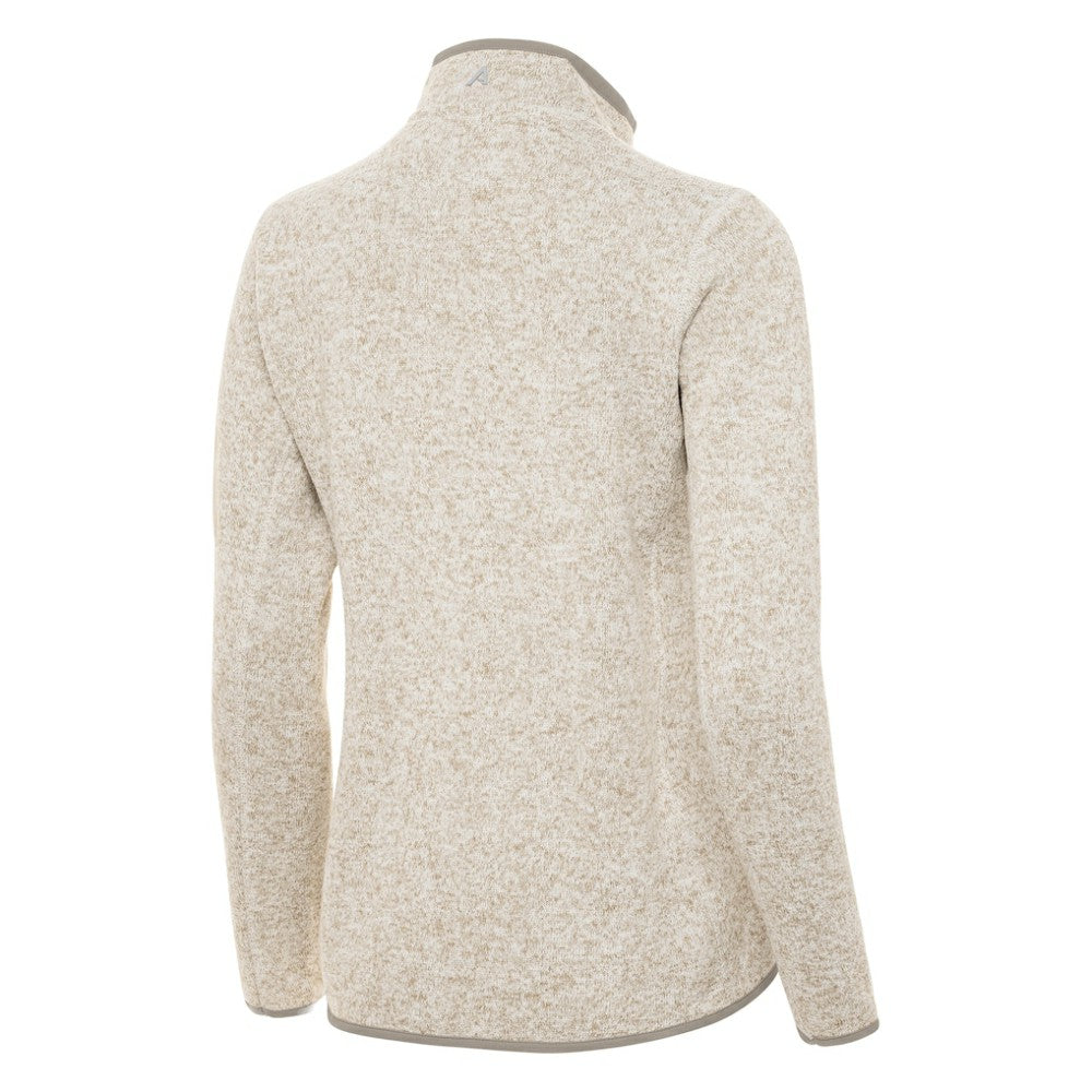 Boston Bruins Antigua Women's Fortune Half-Zip Pullover - Oatmeal | NHL online