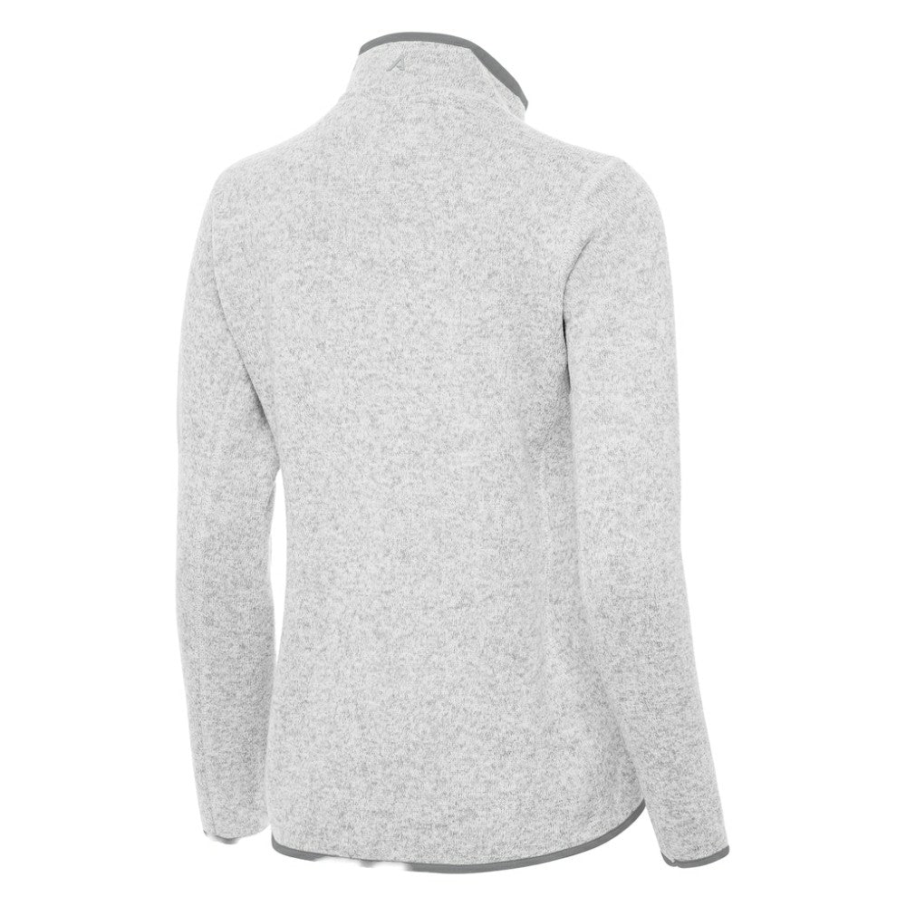 Boston Bruins Antigua Women's Fortune Half-Zip Pullover - Heather Gray | NHL near me