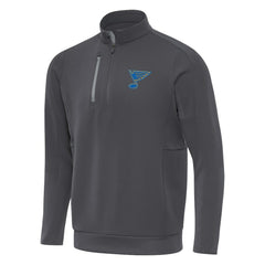 St. Louis Blues Antigua Generation Quarter-Zip Pullover Top - Pewter | NHL discount