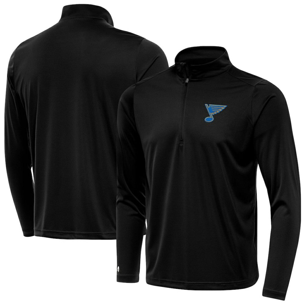 St. Louis Blues Antigua Tribute Lightweight Quarter-Zip Pullover - Black | NHL discount