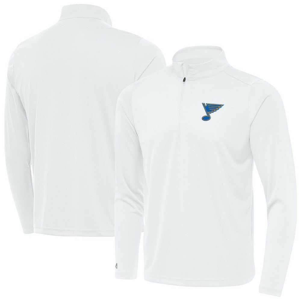 St. Louis Blues Antigua Tribute Lightweight Quarter-Zip Pullover - White | NHL sale