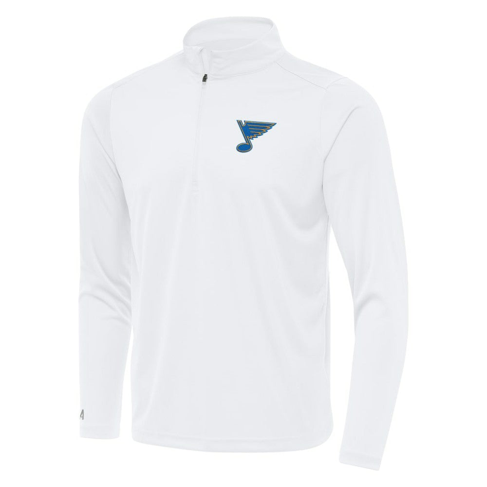 St. Louis Blues Antigua Tribute Lightweight Quarter-Zip Pullover - White | NHL sale