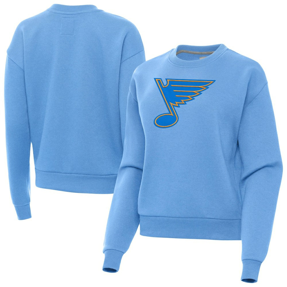 St. Louis Blues Antigua Women's Victory Pullover Sweatshirt - Blue | NHL online