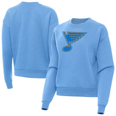 St. Louis Blues Antigua Women's Victory Pullover Sweatshirt - Blue | NHL online