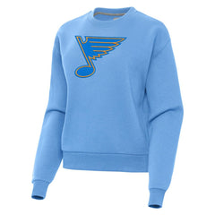 St. Louis Blues Antigua Women's Victory Pullover Sweatshirt - Blue | NHL online