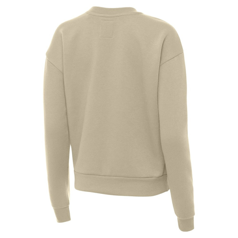 Boston Bruins Antigua Women's Victory Pullover Sweatshirt - Khaki | NHL on sale