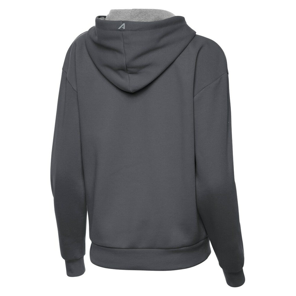St. Louis Blues Antigua Women's Victory Pullover Hoodie - Charcoal | NHL near me