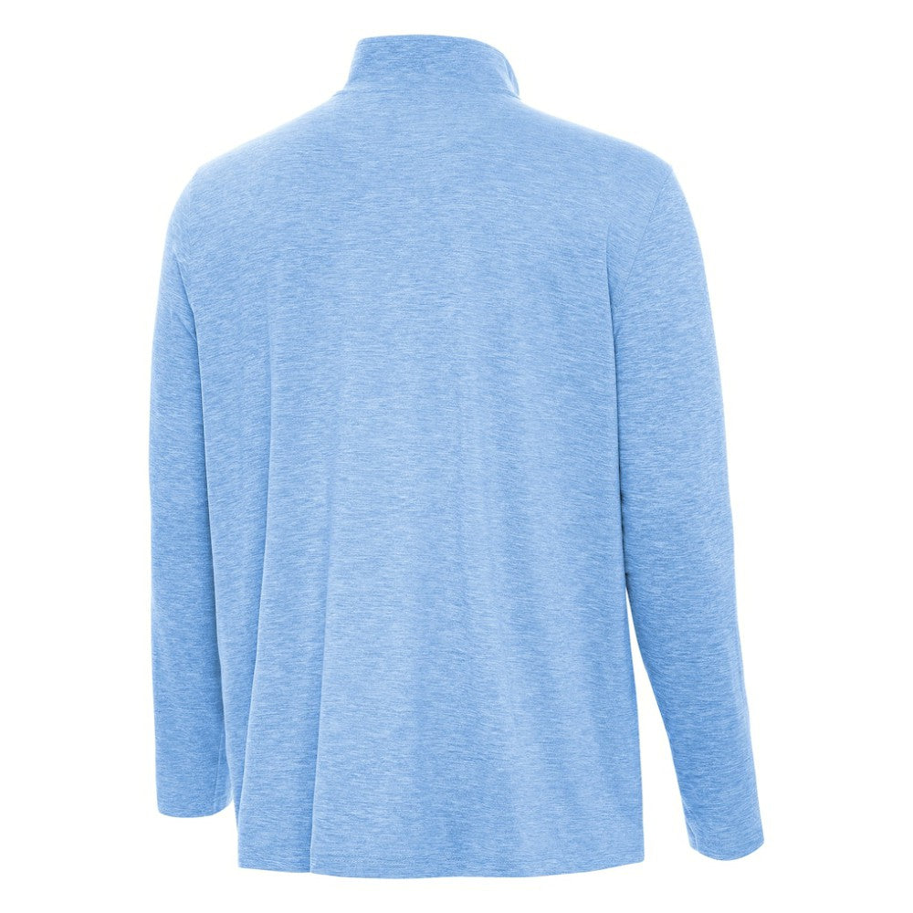 St. Louis Blues Antigua Hunk Lightweight Quarter-Zip Pullover - Heather Blue | NHL discount