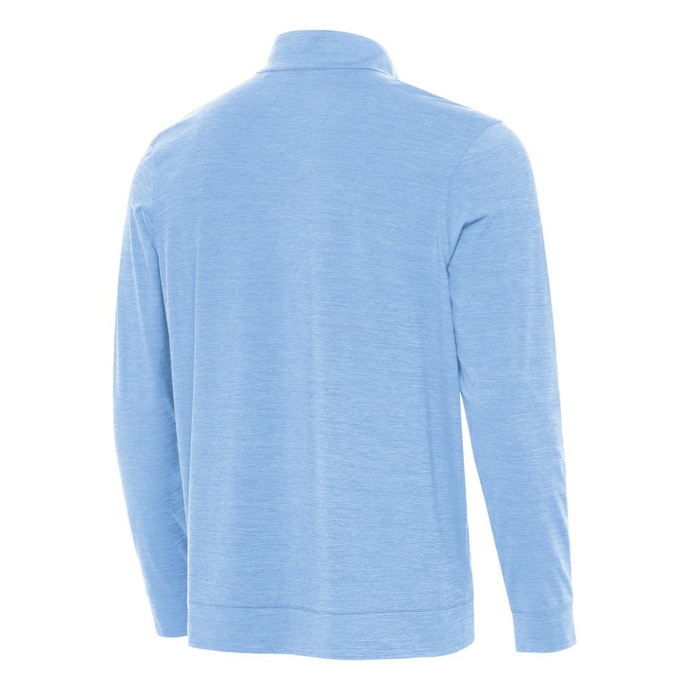 St. Louis Blues Antigua Bright Quarter-Zip Pullover - Heather Blue | NHL Clearance