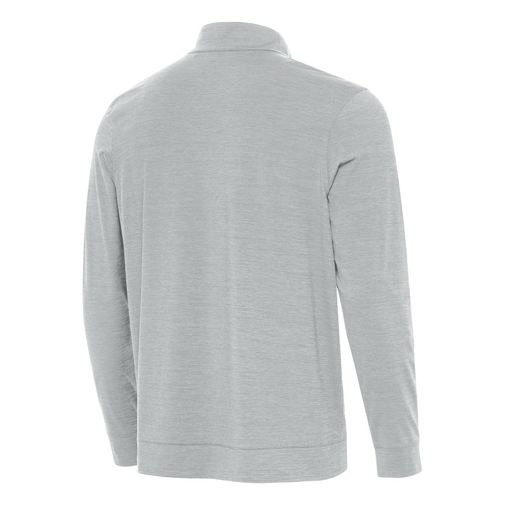 Boston Bruins Antigua Bright Quarter-Zip Pullover - Heather Gray | NHL Lifestyle