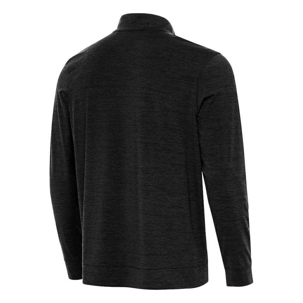 Boston Bruins Antigua Bright Quarter-Zip Pullover - Heather Black | NHL on sale