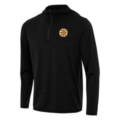 Boston Bruins Antigua Tidy Quarter-Zip Hoodie - Heather Black | NHL sale