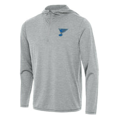 St. Louis Blues Antigua Tidy Quarter-Zip Hoodie - Heather Gray | NHL sale