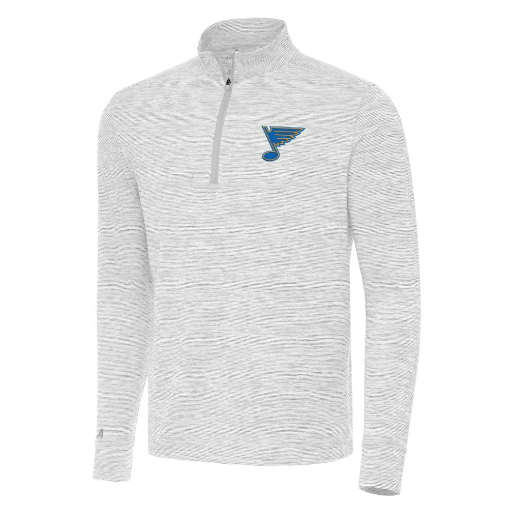 St. Louis Blues Antigua Cause Quarter-Zip Jacket - Gray | NHL on sale