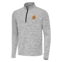 Boston Bruins Antigua Cause Quarter-Zip Jacket - Black | NHL online