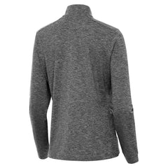 St. Louis Blues Antigua Mentor Long Sleeve Quarter-Zip Mock Polo - Heather Black | NHL discount