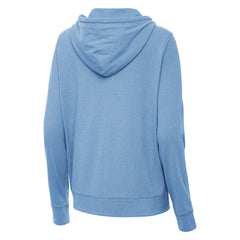 St. Louis Blues Antigua Women's Seeker Full-Zip Hoodie - Heather Blue | NHL Lifestyle