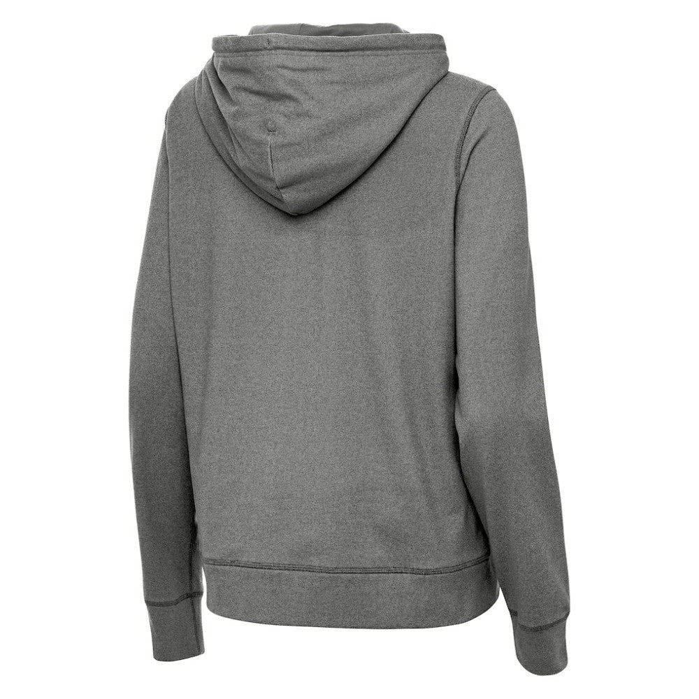 St. Louis Blues Antigua Women's Justice Pullover Hoodie - Heather Black | NHL on sale